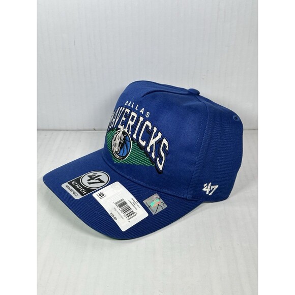 47 Brand Dallas Mavericks Pomona Hitch Royal Blue Adjustable Snapback Hat Cap - Picture 2 of 5
